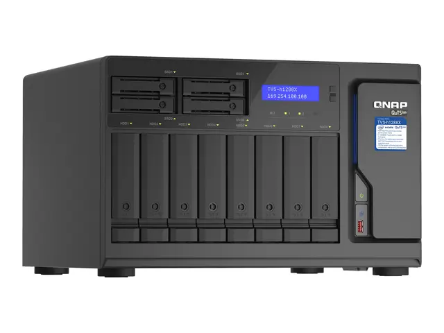 QNAP TVS-h1288X - NAS-server - 12 brønner - SATA 6Gb/s - RAID 0, 1...