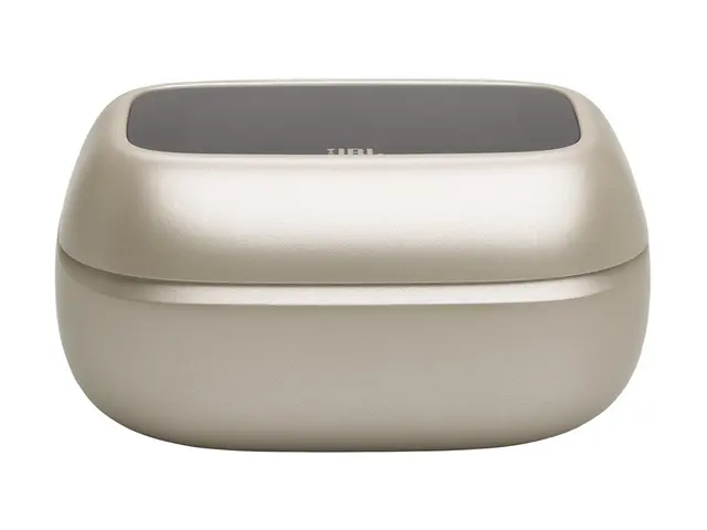 JBL LIVE Flex 4 - True wireless-hodetelefoner med mikrofon i øret - Bluetooth - aktiv støydemping - champagne 