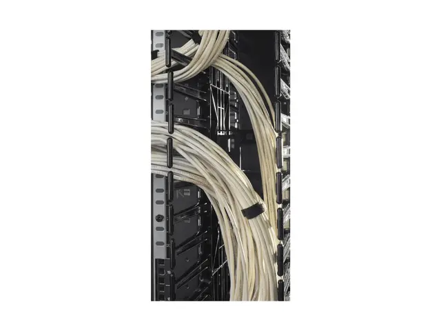APC Cable Management - Rack-kabelføringssett - svart - for P/N: NB...