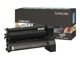Lexmark - Høy ytelse - svart - original tonerpatron LCCP, LRP - for Lexmark C780dn, C780dtn, C780n, C782dn, C782dtn, C782n, X782e
