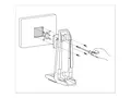 Ergotron - Monteringskomponent (mellomstykke) for LCD-skjerm - for innfelt skjermgrensesnitt - svart - monteringsgrensesnitt: 75 x 75 mm - for P/N: 80-107-200