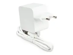 Raspberry Pi - Strømforsyning - 27 watt 5 A - PD (24 pin USB-C) - på kabel: USB-C - hvit - Europa