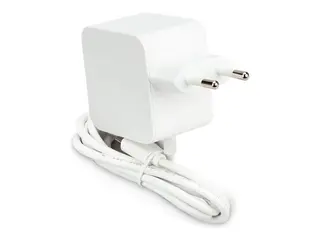 Raspberry Pi - Strømforsyning - 27 watt 5 A - PD (24 pin USB-C) - på kabel: USB-C - hvit - Europa
