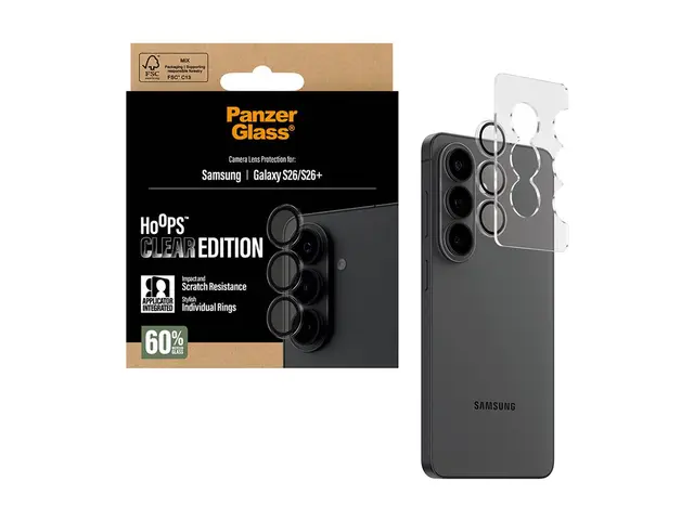 PanzerGlass Hoops - Clear Edition linsebeskytter for mobiltelefon ...