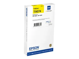 Epson T9074 - 69 ml - XXL-størrelse - gul original - blekkpatron - for WorkForce Pro WF-6090, WF-6590