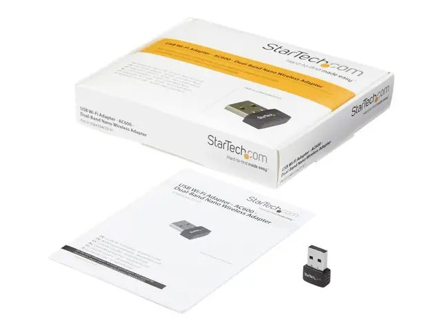 StarTech.com Wireless USB WiFi Adapter - Dual Band AC600 Dongle 2....