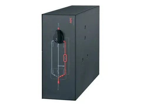 APC Service Bypass Panel - Omløpssvitsj (kan monteres i rack) AC 200/240 V - utgangskontakter: 3 - 4U - 19" - svart - for P/N: SRT10RMXLIX806, SRYL15K15RMX LT, SYA8K16IXRX798XB, SYA8K16PXRX798, SYA8K8IX798XB