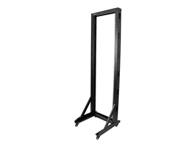 Startech 42U Mobile Open Frame Network Rack with Wheels- 663lbs - ...