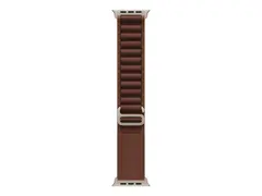 Apple - Sløyfe for smart armbåndsur - 49 mm, naturlig titanfinish Medium størrelse - burgunder