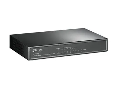 TP-Link TL-SF1008P - Switch - 4 x 10/100 (PoE) + 4 x 10/100 - stas...