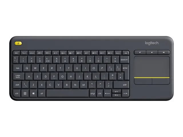 Logitech Wireless Touch Keyboard K400 Plus - Tastatur - trådløs - ...