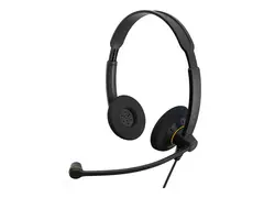 EPOS IMPACT SC 60 USB ML - Hodesett - on-ear kablet - USB - svart med oransje fargefremhevinger