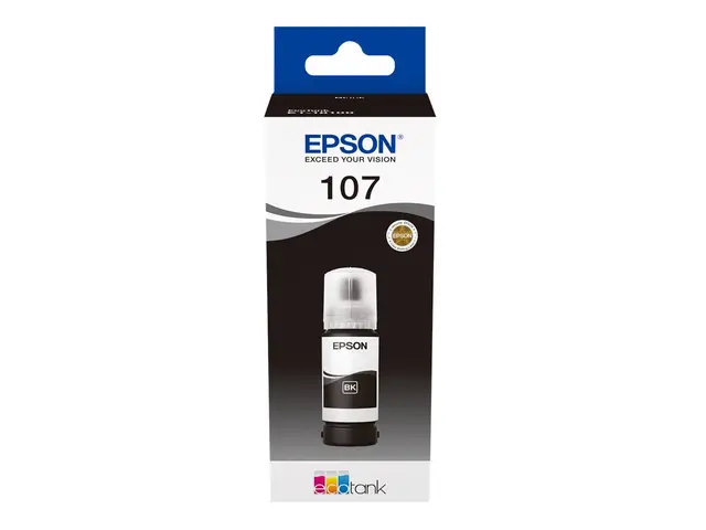 Epson EcoTank 107 - 70 ml svart original blekkrefill for ET-18100