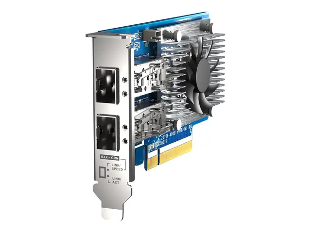 QNAP QXG-25G2SF-CX6 - Nettverksadapter - PCIe 4.0 x8 lav profil - ...
