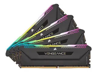 CORSAIR Vengeance RGB PRO SL - DDR4 - sett 32 GB: 4 x 8 GB - DIMM 288-pin - 3200 MHz / PC4-25600 - ikke-bufret