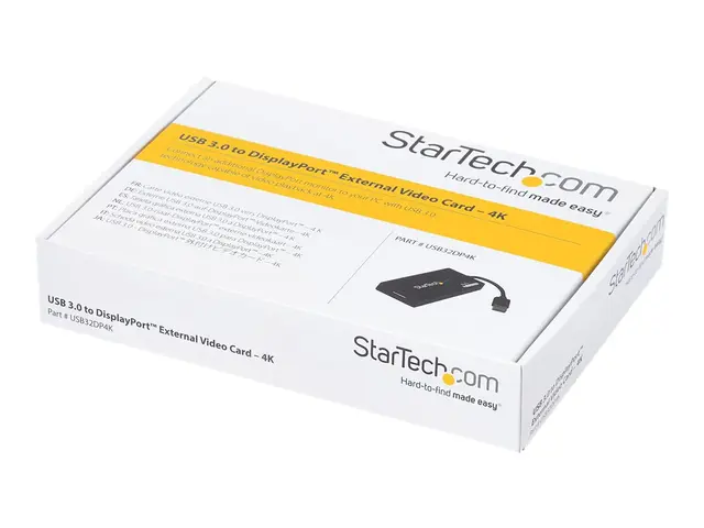 StarTech.com USB 3.0 to DisplayPort Adapter - DisplayLink Certifie...