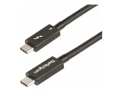 STARTECH.COM 1.6ft/50cm Thunderbolt 4 Cable 40Gbps 100W PD 4K/8K Video Intel-