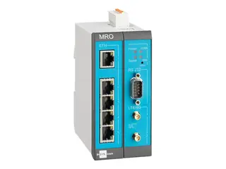 INSYS icom MRO L200 1.1 - Ruter WWAN Modbus - 4G, 3G - DIN-skinnemonterbar