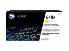 HP 648A - Gul - original - LaserJet - tonerpatron (CE262A) for Color LaserJet Enterprise CP4025dn, CP4025n, CP4525dn, CP4525n, CP4525xh