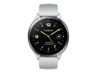 Xiaomi Watch 2 - Smartklokke med stropp - håndleddstørrelse: 140-210 mm display 1.43" - 32 GB - Bluetooth, Wi-Fi - 36.8 g - sølv - demo
