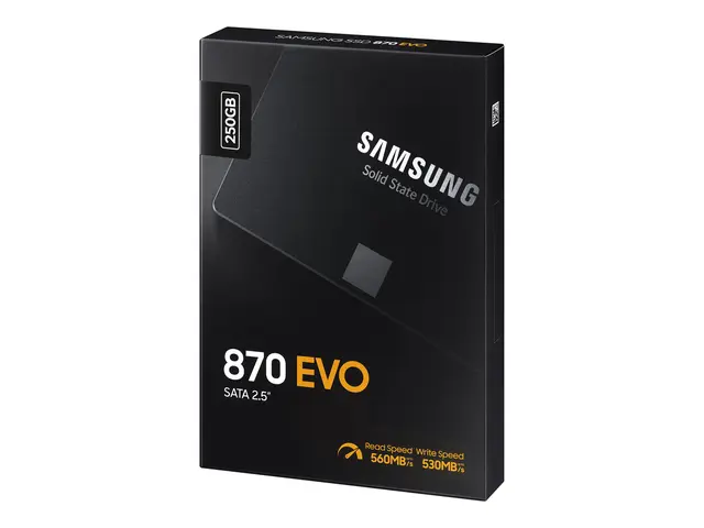 Samsung 870 EVO MZ-77E250B - SSD kryptert 250 GB intern 2.5" SATA ...