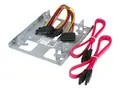 StarTech.com 2.5&quot; to 3.5&quot; SATA Hard Drive Mounting Bracket Kit Dual SATA SSDs/HDDs Mounting Bracket for Mounting Bay (BRACKET25X2) - uttagbar harddiskramme