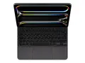 Apple Magic Keyboard - Tastatur og folioveske med styrepute - bakbelysning - Apple Smart connector - QWERTY - Dansk - svart - for 13-inch iPad Pro (M4)
