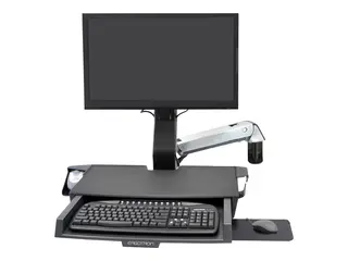 Ergotron StyleView monteringssett for LCD-skjerm / tastatur / mus / strekkodeskanner - polert aluminium