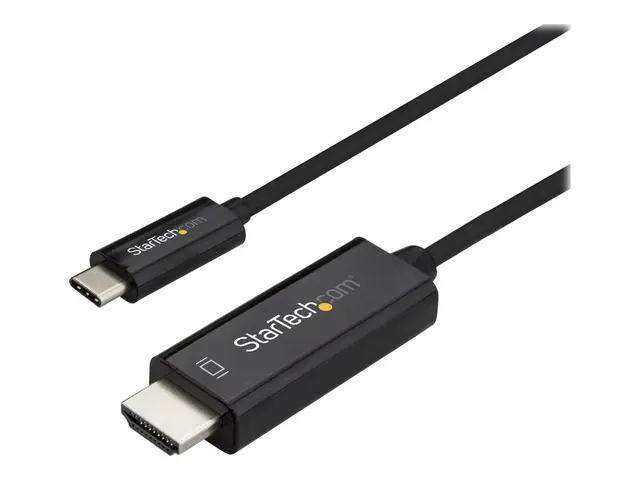 StarTech.com 6ft (2m) USB C to HDMI Cable, 4K 60Hz Type 2.0 Video ...
