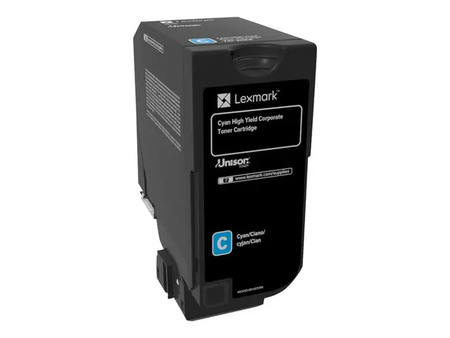 Lexmark - Høy ytelse - cyan - original - tonerpatron LCCP, Lexmark...