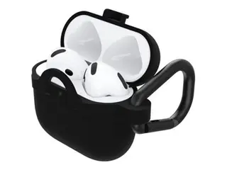 OtterBox - Boksdeksel for ladeboks for t&#229;dl&#248;se &#248;repropper svart krystall - for Apple AirPods 4