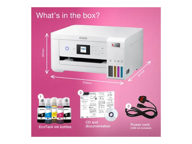 Epson EcoTank ET-2856 - Multifunksjonsskriver farge ink-jet påfyll...