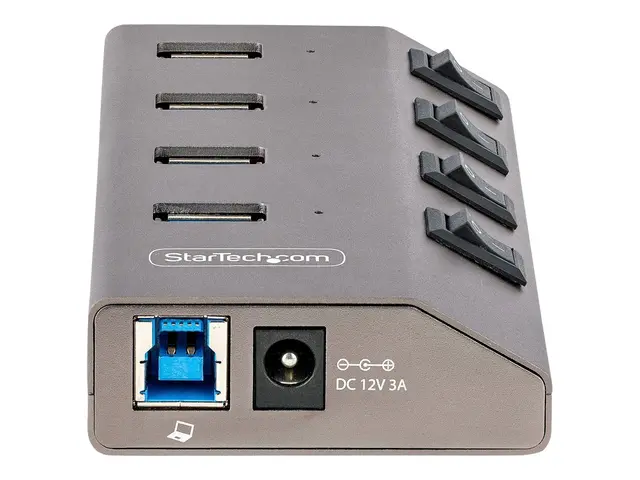 StarTech.com 4-Port Self-Powered USB-C Hub with Individual On/Off ...