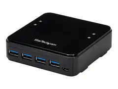 StarTech.com USB 3.0 Peripheral Sharing Switch 4 USB 3.0 x 4 Computers - Mac / Windows / Linux - USB A/B Switch - USB Switch (HBS304A24A) - Hub - 8 x SuperSpeed USB 3.0 - stasjon&#230;r