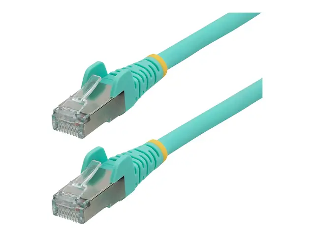 StarTech.com 50cm CAT6a Ethernet Cable - Aqua Low Smoke Zero Halog...