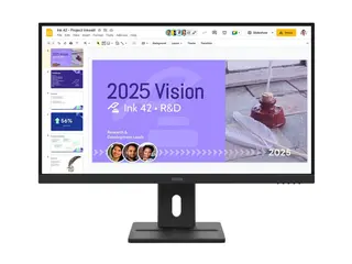Lenovo ThinkVision E27Q-40 - LED-skjerm - 27" 2560 x 1440 QHD @ 100 Hz - IPS - 350 cd/m² - 1500:1 - 4 ms - 2xHDMI, DisplayPort - høyttalere - ravnsort