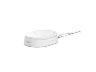 Belkin BoostCharge Pro - Trådløst ladestativ magnetisk, konvertibel, med Qi2 - 15 watt - 3 A - Fast Charge - hvit