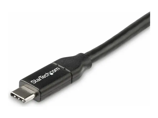 StarTech.com USB C to Cable - 1.5 ft / 0.5m 5A PD White 2.0 USB-IF...