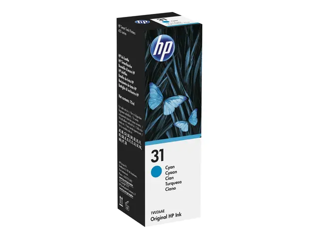 HP 31 - 70 ml cyan original blekkrefill for Smart Tank 5105, 67X, ...