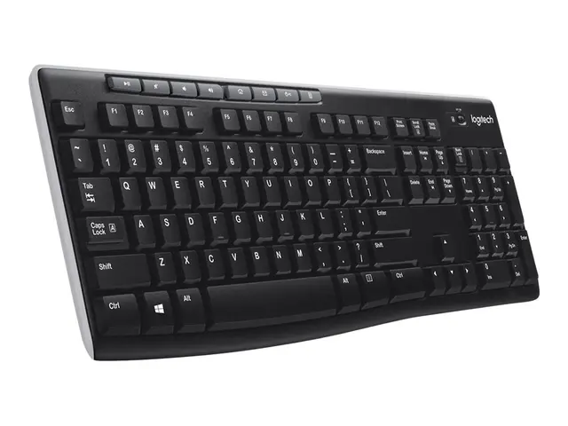 Logitech Wireless Keyboard K270 - Tastatur - trådløs - 2.4 GHz - N...