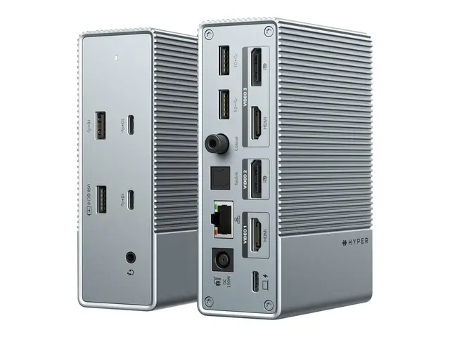 HyperDrive GEN2 - dokkingstasjon USB-C 2 x HDMI, DP 1GbE