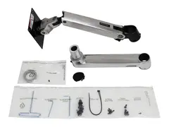 Ergotron LX - Monteringskomponent (leddarm, stangkrave, utvidelse) Konstant kraftteknologi - for LCD-skjerm - polert aluminium med svarte aksenter - skjermst&#248;rrelse: opptil 40&quot; - skrivebordsfeste - for P/N: 45-295-026