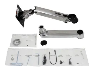 Ergotron LX - Monteringskomponent (leddarm, stangkrave, utvidelse) Konstant kraftteknologi - for LCD-skjerm - polert aluminium med svarte aksenter - skjermst&#248;rrelse: opptil 40&quot; - skrivebordsfeste - for P/N: 45-295-026