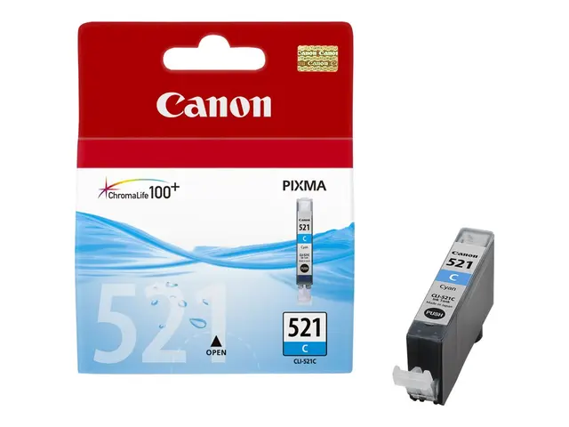 Canon CLI-521C - 9 ml - cyan - original - blekkbeholder - for PIXM...
