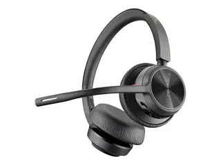 HP Poly Voyager 4320 - Voyager 4300 UC series hodesett - on-ear - Bluetooth - trådløs, kablet - USB-C - svart - Zoom Certified