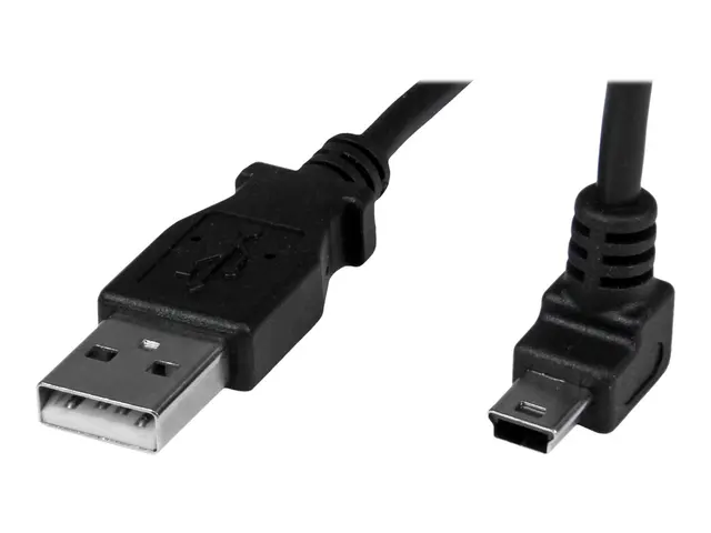 StarTech.com 1m Mini USB Cable Cord - A to Up Angle B Angled 1x (M...