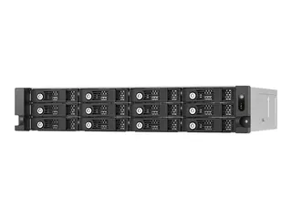 QNAP - Harddiskarray - 12 br&#248;nner (SATA-600) SAS 12Gb/s (ekstern) - kan monteres i rack - 2U