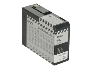 Epson T5808 - 80 ml - matt svart - original blekkpatron - for Stylus Pro 3800