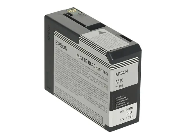 Epson T5808 - 80 ml matt svart original blekkpatron for Stylus Pro...
