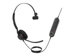 Jabra Engage 40 Mono - Hodesett on-ear - kablet - USB-C, USB-A - lydisolerende - Optimert for UC